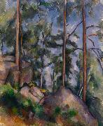 Pines and Rocks Paul Cezanne
